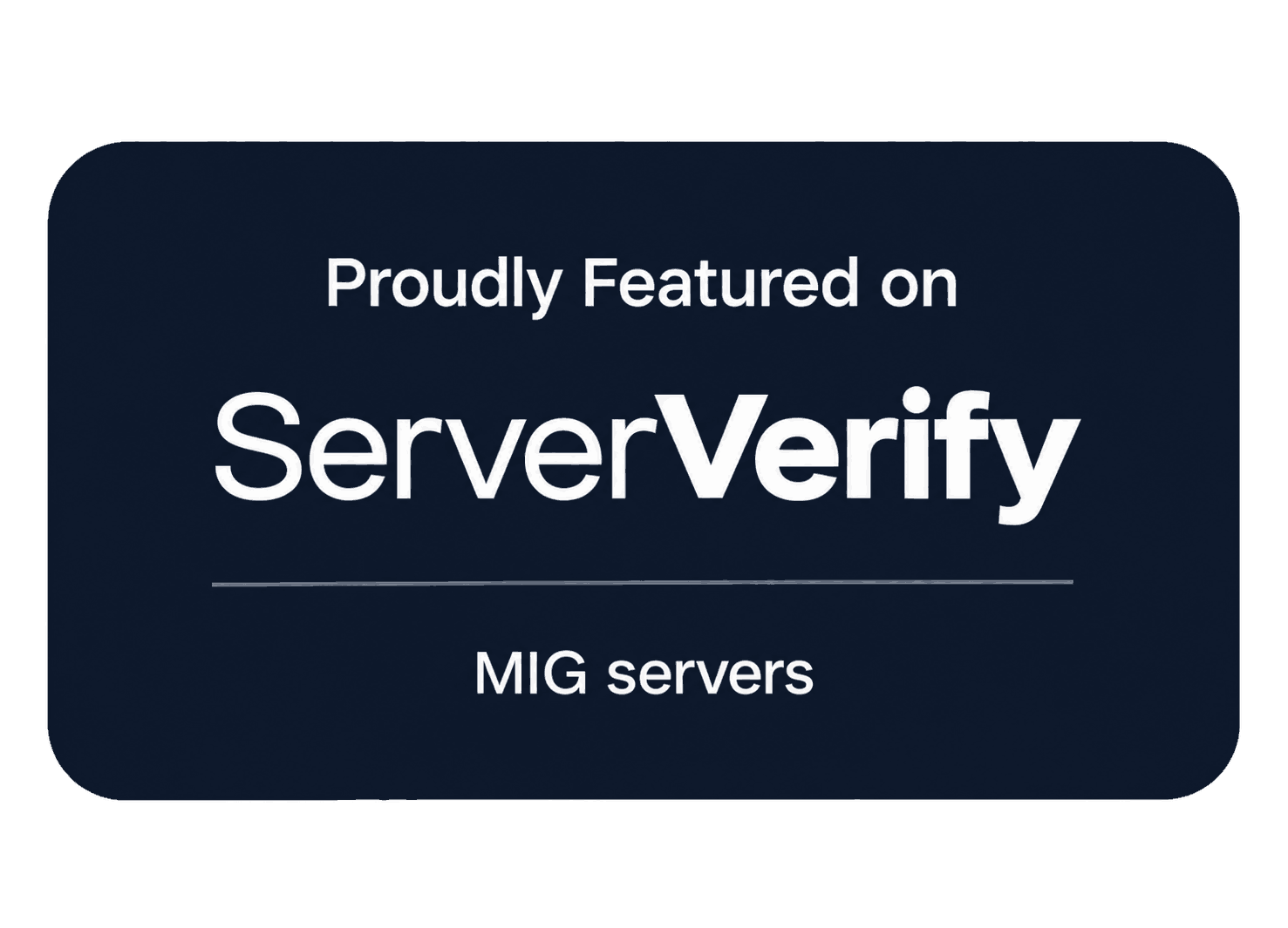 MIG servers on ServerVerify