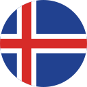iceland round flag