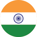 india round flag