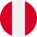 peru round flag