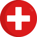 switzerland round flag