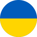 ukraine round flag