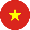 vietnam round flag